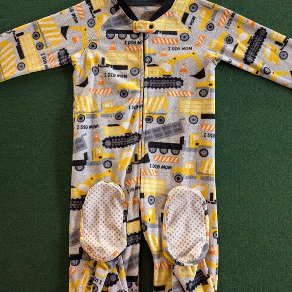 Bundle of Boy's Full-zip, Fleece, Footed Pajamas 5T 💙 - Picture 6 of 7